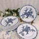Set of 11 goldfinnets clairefontaine dessert plates