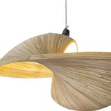 Design luminaire in bamboo medium format