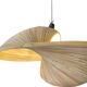 Luminaire design en bambou moyen format