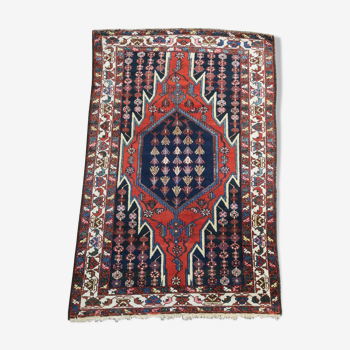 Mid century hand-knotted Persian rug - 135x208cm