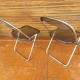 2 folding chairs in plexi , Itialienne , 2inn in Lissone
