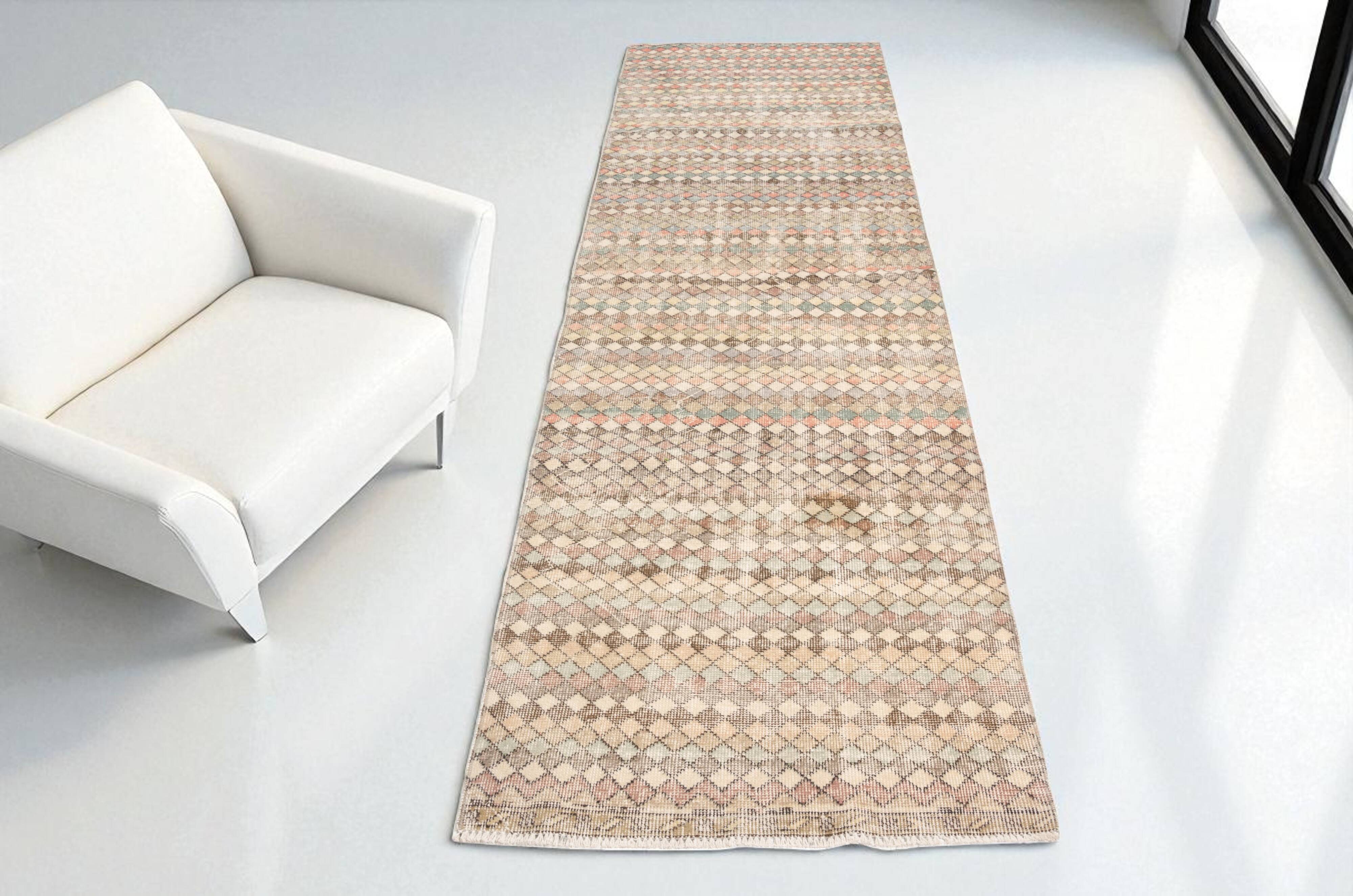 Vintage Handknotted Hallway Runner sku 1055