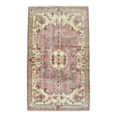 6x10 Burgundy & Cream Oriental Pattern Persian Rug, 185x314Cm