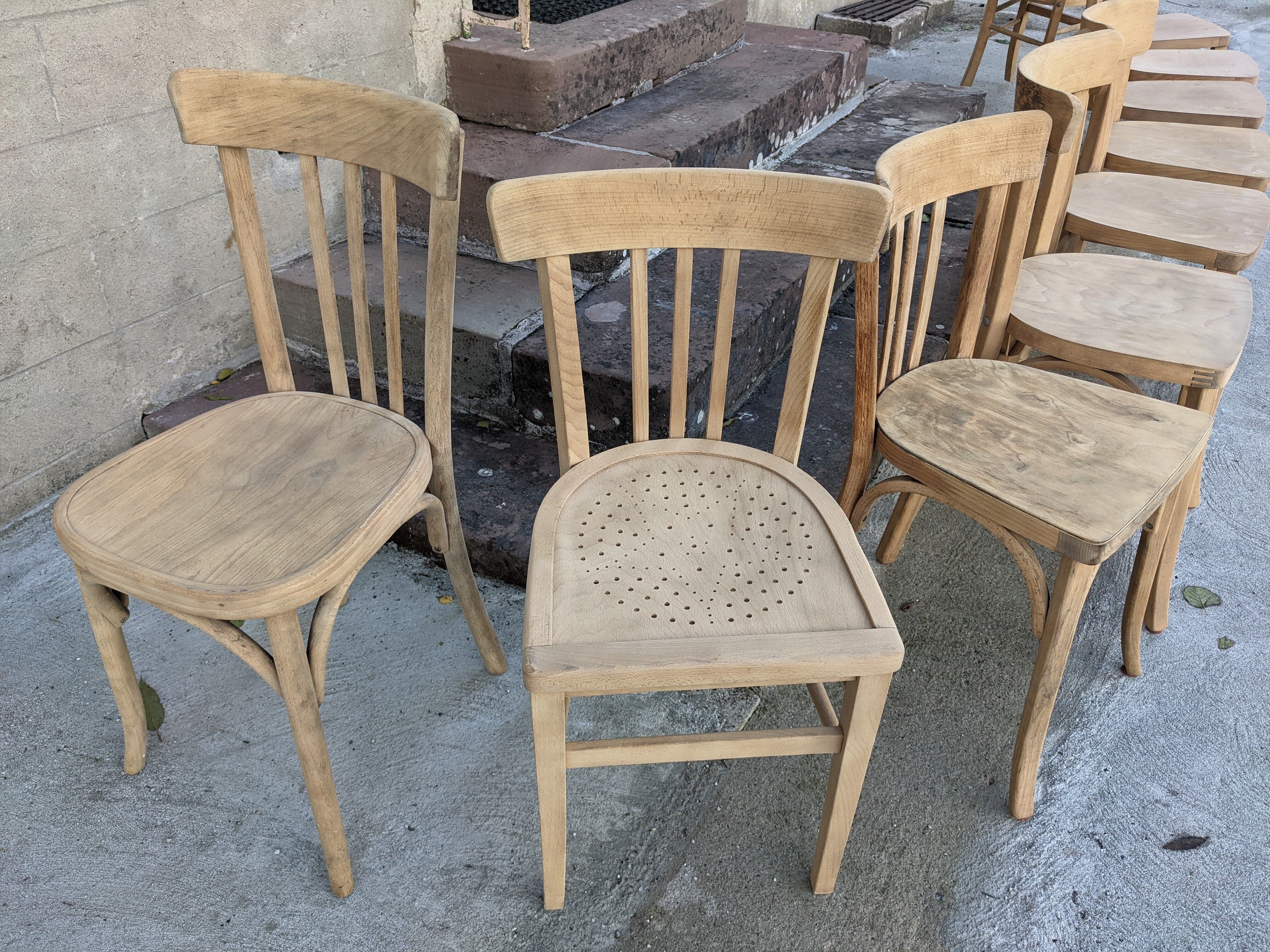 Set of bistro chairs