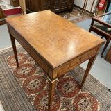 Old game table, has system, length 180 cm, directoire style