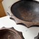 Brutalist wooden dishes, Savoyard popular art.