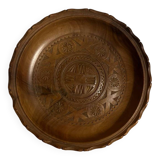 Assiette en Bois sculpté