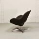 Rohé Chocolate Brown Leatherette Vintage Design Lounge Chair, 1960s