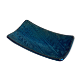 Empty blue ceramic pocket