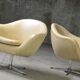 Pair of  cocktail chairs from the 60s