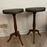 Duo pedestal tables