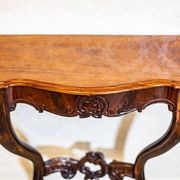 Set of Antique Louis Philippe Mirror and Console Table, 1890s