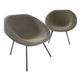 Shell armchair, Claude Vassal, 1950