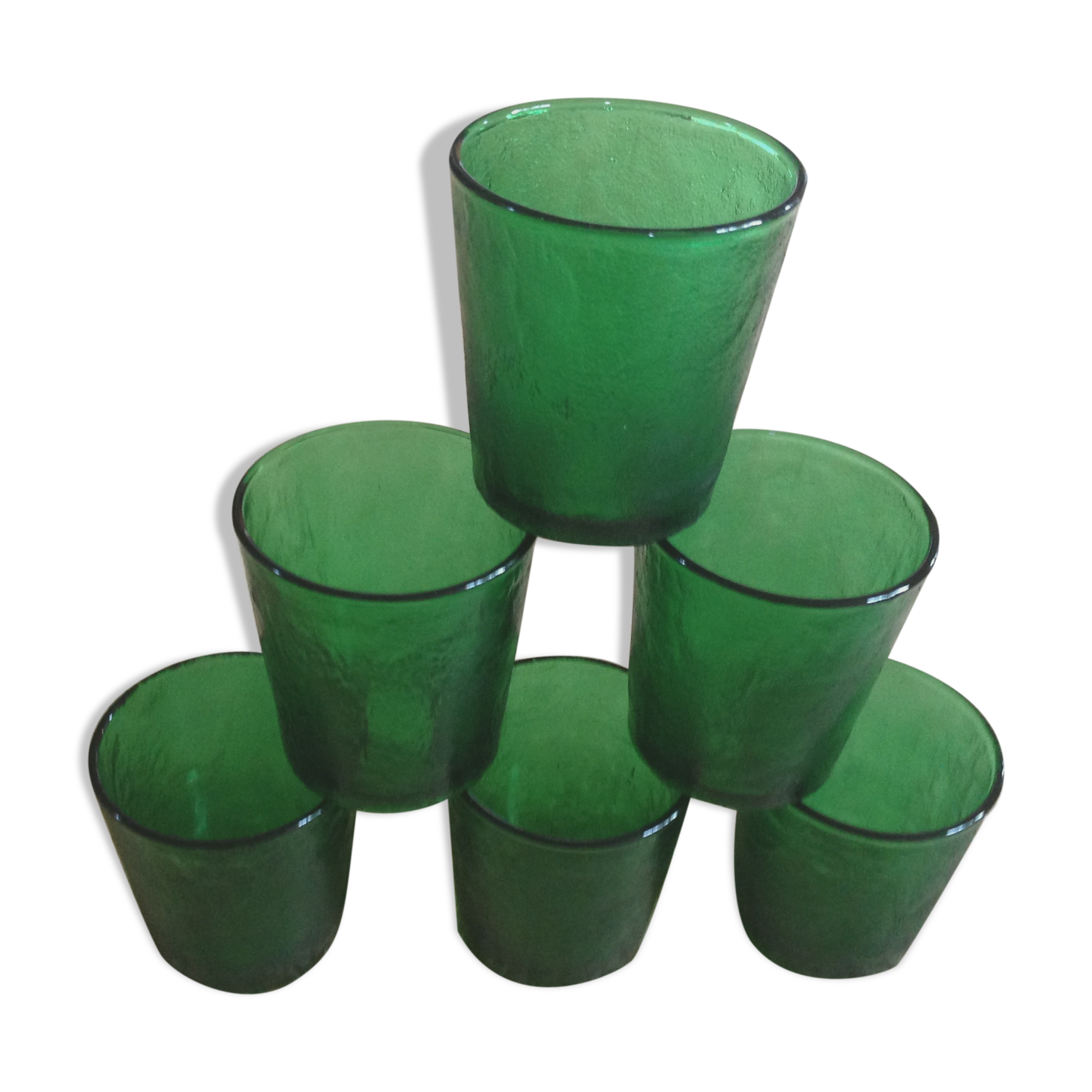 Série de 6 verres vintage