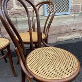 Suite de 4 chaises viennoise bistrot