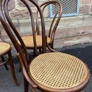 Suite of 4 viennese bistrot chairs
