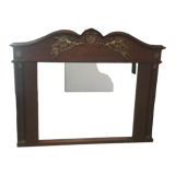 Empire mirror in mahogany and gilded bronze 120x97cm