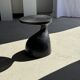Sexy Neck - Solid wood side table (monoxyle) in organic shape colour