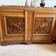 Buffet in carved solid wood