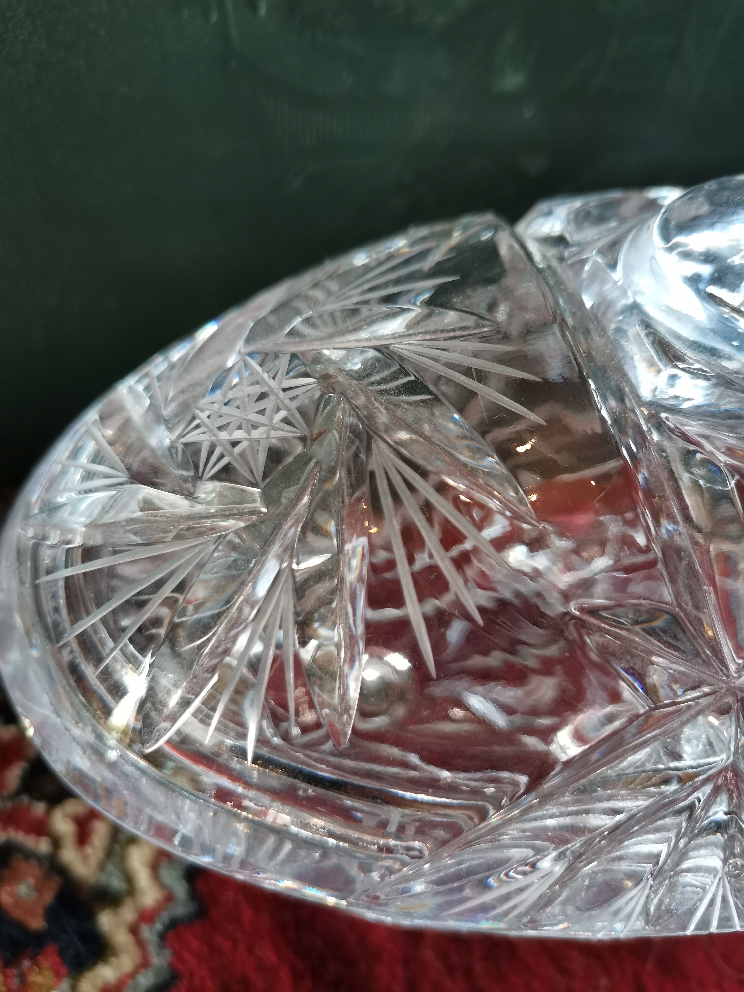 Crystal candy on foot