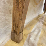 Large antique winemaker's table in solid wood – 230 x 75 x 75 cm