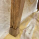 Large antique winemaker's table in solid wood – 230 x 75 x 75 cm