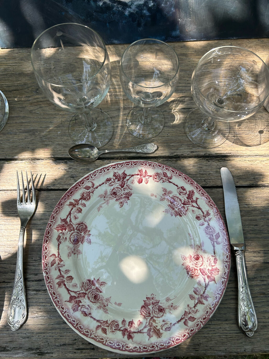 8 flat plates Terre de Fer H.Boulenger