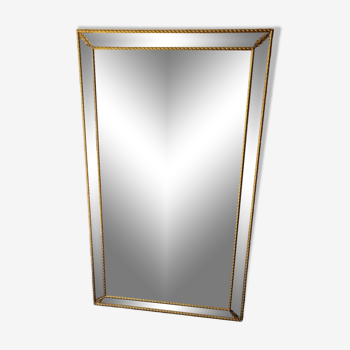 Miroir doré 146x85cm