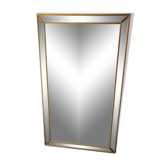 Golden mirror 146x85cm