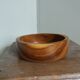Cup empty bowl wooden pocket