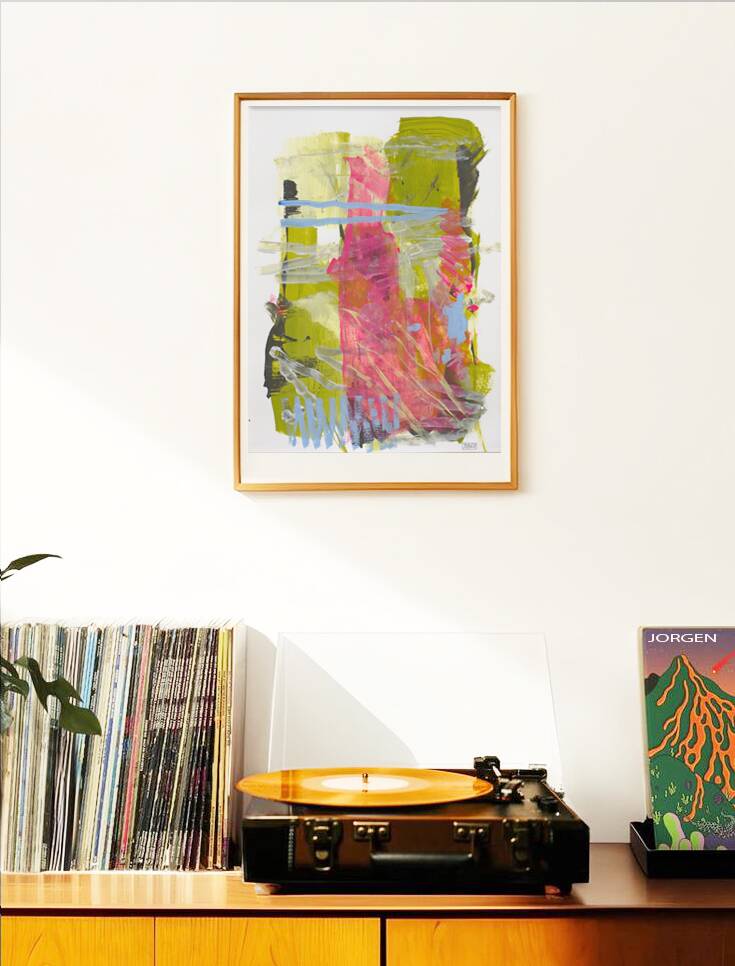 Contemporary Abstract Painting JORGEN Untitled Abstract 6