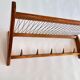 Midcentury wooden design wall coat rack by ÚLUV - Czechoslovakia, 1960s