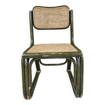 Chaise bambou canage style Breuer 1980"