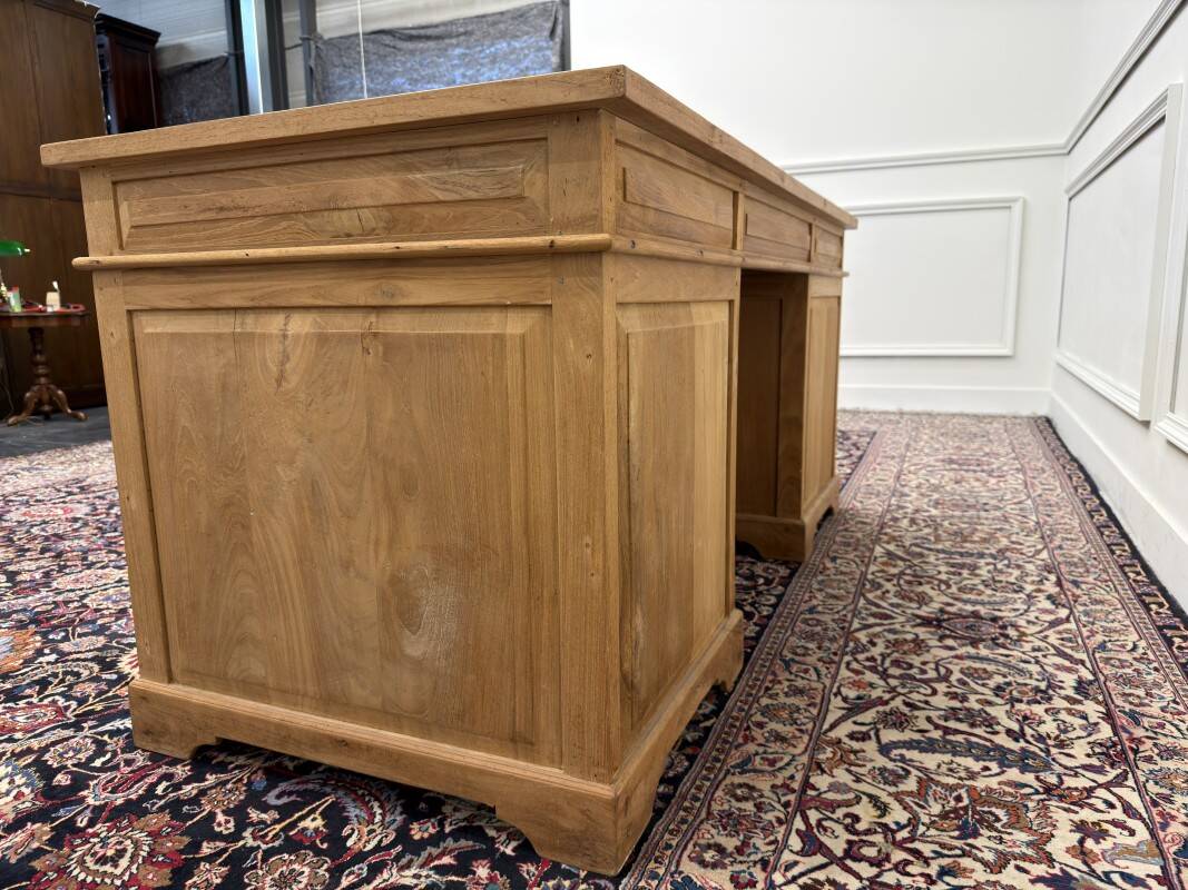 Bureau en teck classique anglais