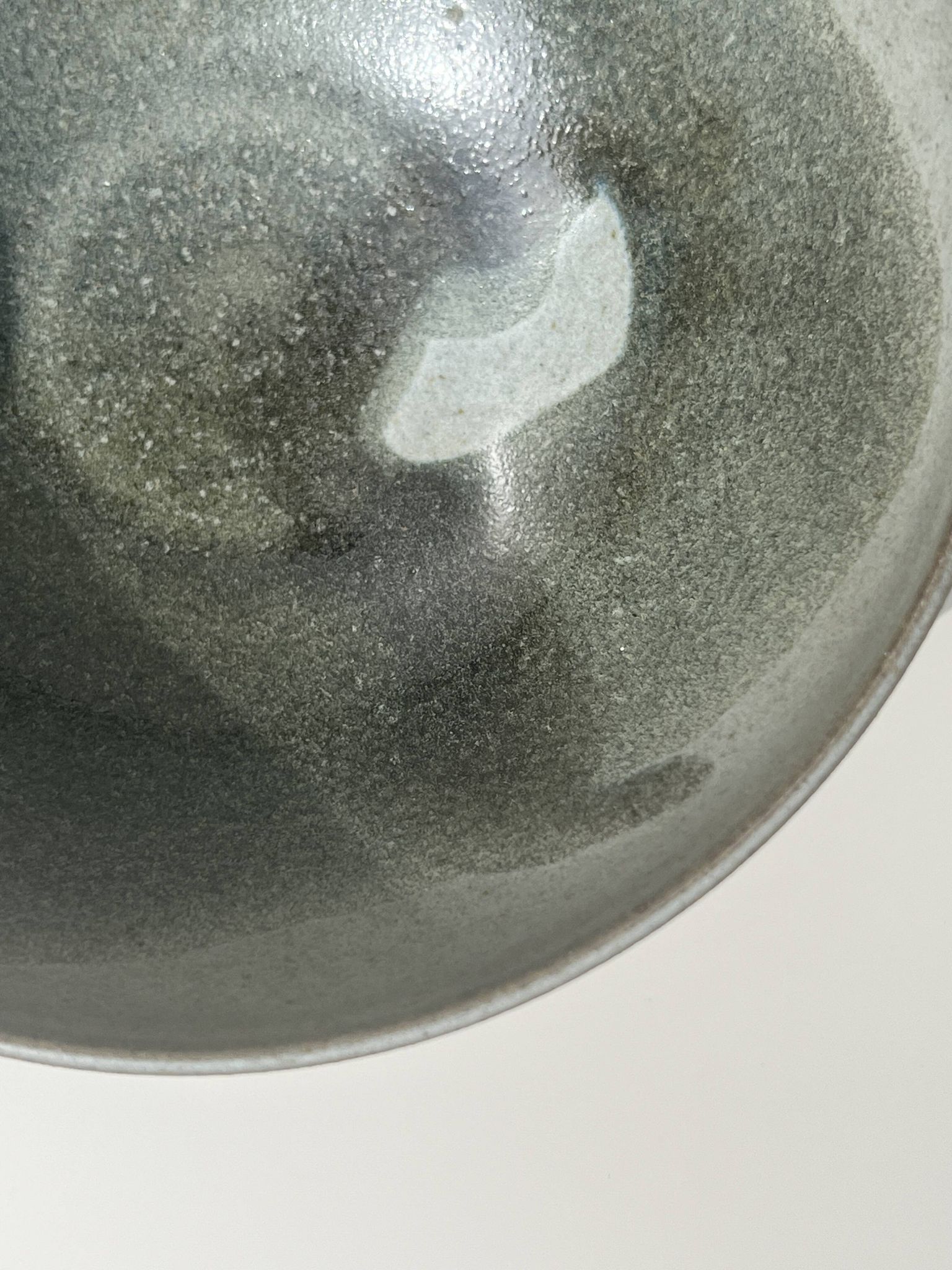 Bowl / ceramic pocket tray, glazed and signed, Brittany 1970