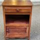 Art Deco bedside table in solid wood 1960