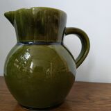 Olive green pitcher