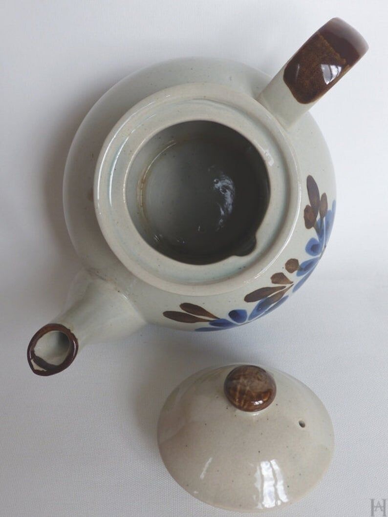 Vintage French teapot 80s
