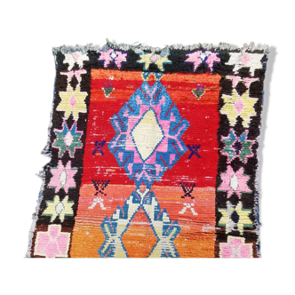 Ancient Berber carpet boujaad
