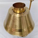 Lampe laiton et métal doré Helmer Andersson, Suède