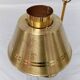 Lampe laiton et métal doré Helmer Andersson, Suède