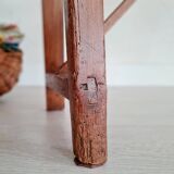 Old wooden farm bench