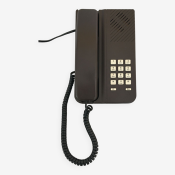Brown matra button telephone