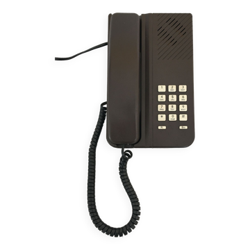Brown matra button telephone