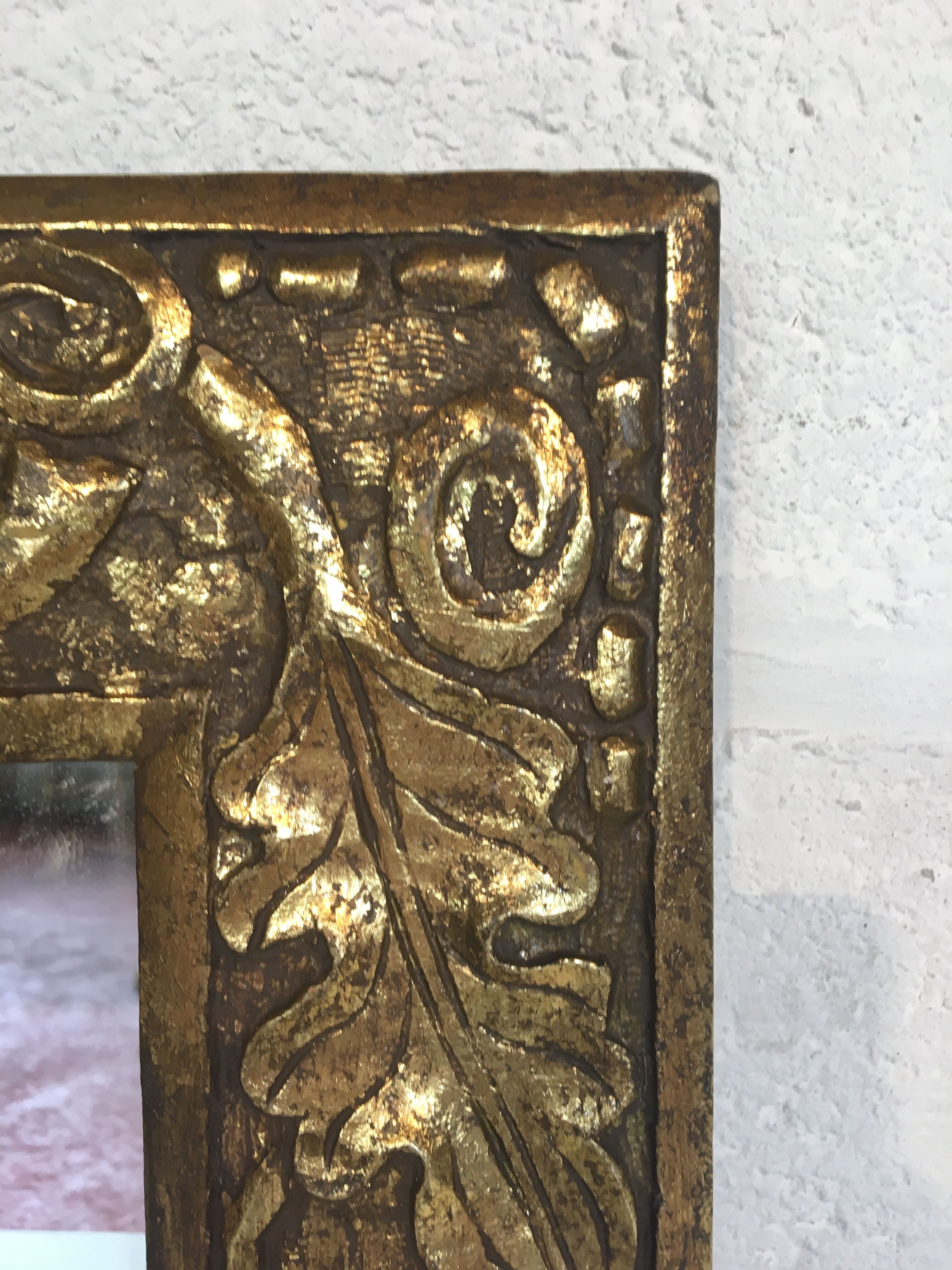 Gilded wood mirror 60x80cm