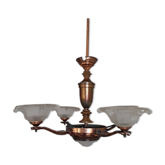 Copper chandelier 30s/40s