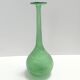 Tulipe en verre soufflé vert Scavo, attribut de Cenedese, Italie