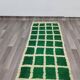 Handmade wool hallway rug size 75 x 300 cm