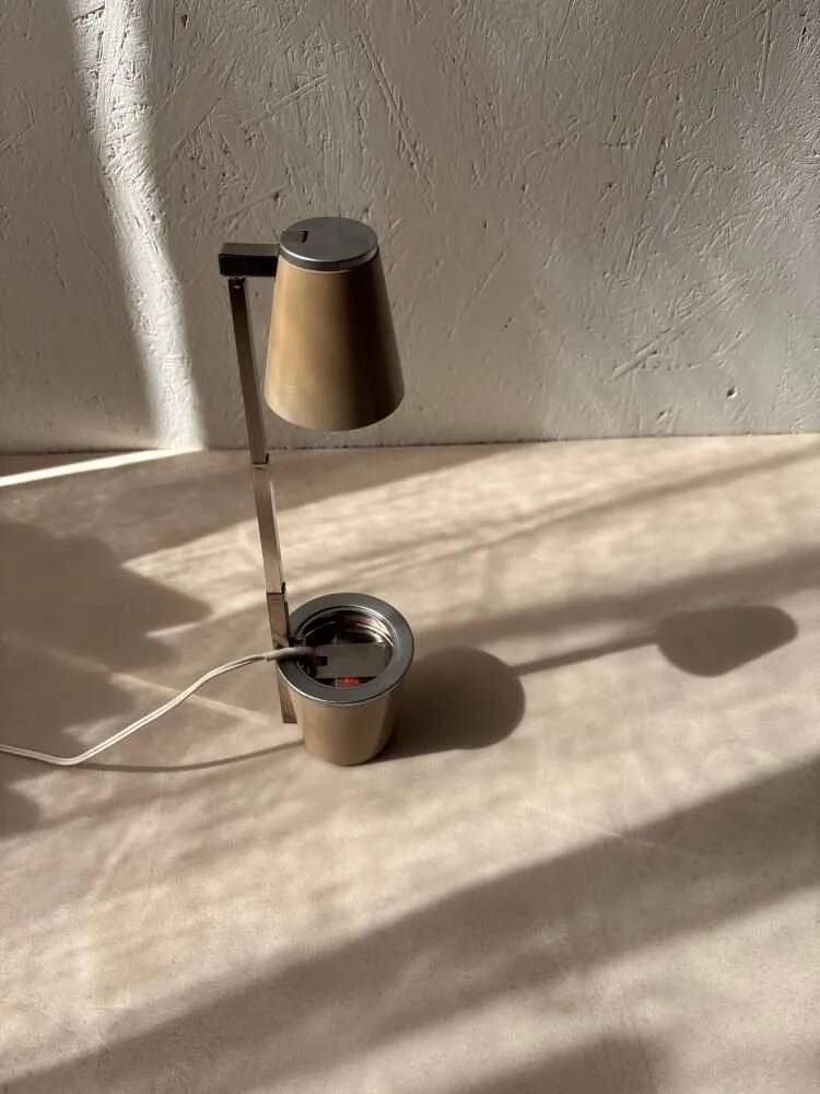 Vintage Hala Lampette beige 1970s lamp