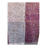 Vintage purple rug